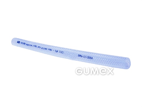 1123, 38/48mm, 10bar, PVC/PVC, -5°C/+60°C, transparent blau, 